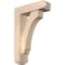 Ekena Millwork Imperial Craftsman Smooth Bracket w/ Offset Brace, Douglas Fir, 5 1/2"W x 18"D x 26"H BKT0604X18X26IMP04SDF - alternate 1
